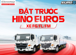 KHUYẾN MẠI ĐẶT TRƯỚC XE HINO FG/FL/FM EURO5