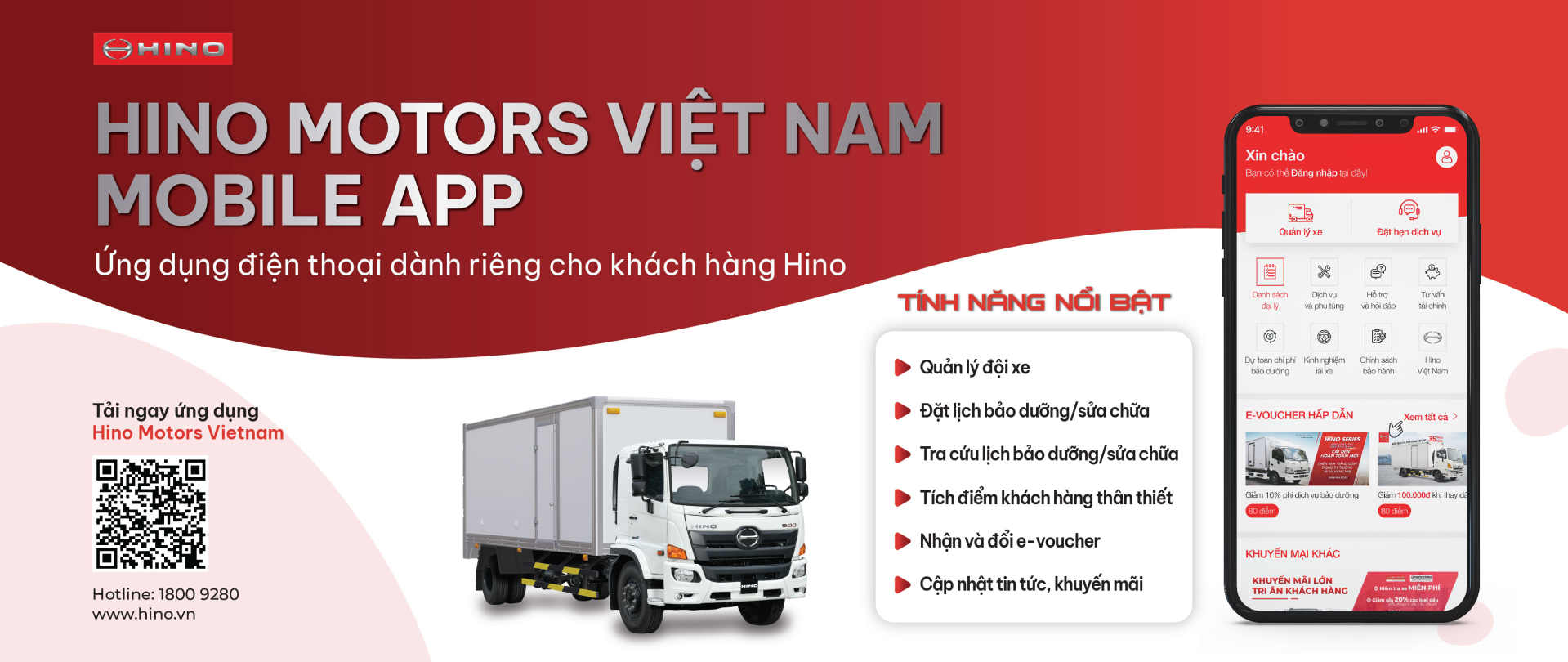 HINO MOTORS VIỆT NAM MOBILE APP