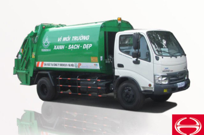 XE ÉP RÁC HINO 6 KHỐI