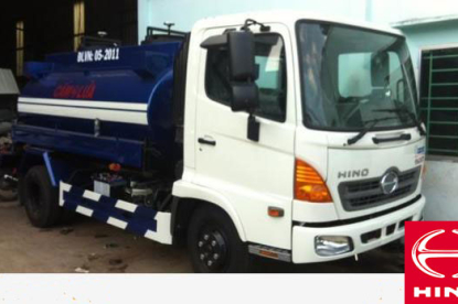 XE BỒN XĂNG DẦU HINO 11 KHỐI